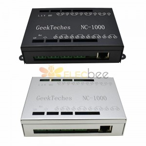 NC-1000 Ethernet RJ45 TCP/IP Плата дистанционного управления с 8-канальным реле Встроенный сетевой контроллер AC250V 485 DC 7-24V
