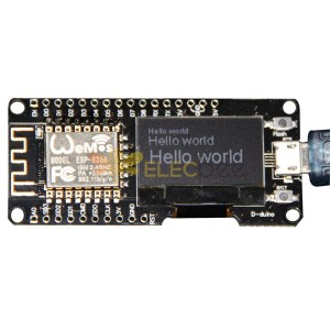 Nodemcu Wifi et NodeMCU ESP8266 + carte de développement de module OLED de 0,96 pouce pour Arduino