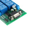 R221A08 8CH Serial Port Relay Module DB9 UART RS232 Remote Control Switch 12V DC for Smart Home