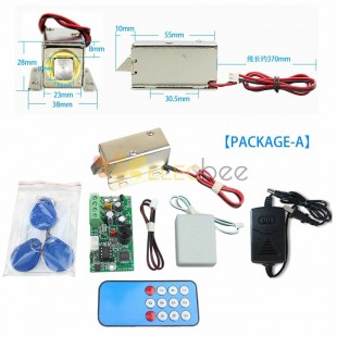 Control de acceso integrado RFID Cerradura electromagnética pequeña Tablero de control de intercomunicador Combinación de control EMID 125KHz para Smart Home A