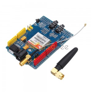 SIM900 Quad Band GSM GPRS Shield Development Board para Arduino - produtos que funcionam com placas Arduino oficiais