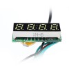 0.28寸三合一时间+温度+电压显示带NTC DC7-30V电压表电子表时钟数码管