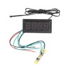 0.56英寸200V 三合一时间+温度+电压显示带NTC DC7-30V电压表黑色手表时钟数码管