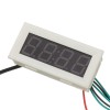 0.56 İnç 200V 3\'ü 1 Arada Zaman + Sıcaklık + Voltaj Göstergesi, NTC DC7-30V Voltmetre Beyaz Saat Dijital Tüplü