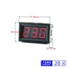 0.56 İnç Mini Dijital LCD Kapalı Uygun Sıcaklık Sensörü Ölçer 1M Kablo ile Monitör Termometre -50-120℃ DC 5-12V