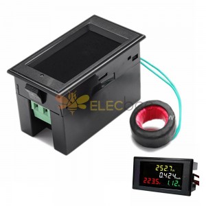 100A AC 200-450V LED 数字电压表电流表功率能量电压电流表充电器测试仪检测器监视器