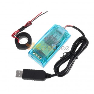100A+Closed CT+USB Cable PZEM-004T 0-100A AC Communication Box TTL Serial Module Voltage Current Power Frequency With Case