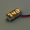 10 Adet Sarı LED 0.28 Inç 2.6 V-30 V Mini Dijital Volt Metre Voltaj Test Cihazı Voltmetre