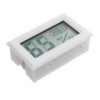 10 Adet Mini LCD Dijital Termometre Higrometre Buzdolabı Dondurucu Sıcaklık Nem Ölçer Beyaz Yumurta