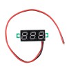 10 個 0.28 インチ 2 線式 2.5-30V デジタル赤表示 DC 電圧計調整可能な電圧計