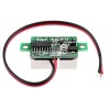 10 pçs 0,36 polegadas DC0V-32V LED verde display digital medidor de tensão voltímetro proteção de conexão reversa