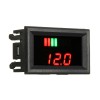 10 件 12-60V ACID 红色铅电池容量电压表指示器充电水平铅酸 LED 测试仪