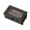 10 件 12-60V ACID 红色铅电池容量电压表指示器充电水平铅酸 LED 测试仪