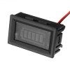 10pcs 12V 납산 배터리 용량 표시기 LED 디스플레이가있는 전력 측정 장비 테스터