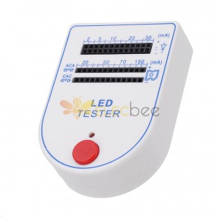 10pcs 2-150mA Mini Handy LED Tester della scatola della lampada per tester della batteria della lampadina del diodo a emissione di luce