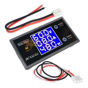 10pcs Digital DC 0-100V 0-10A 250W Tester DC7-12V LCD Digital Display Voltage Current Power Meter Voltmeter Ammeter Amp Detector for Arduino