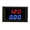 10pcs nMini Digital Voltmeter Ammeter DC 100V 10A Voltmeter Current Meter Tester Blue+Red Dual LED Display