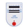 Mini pratico tester per scatola lampada a LED per tester batteria per lampadine a diodi emettitori di luce