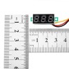 20pcs 0,28 pollici a tre fili 0-100V digitale display rosso voltmetro CC misuratore di tensione regolabile