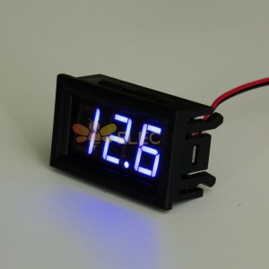 Medidor de voltaje de 3-30 V CC de 0,56 pulgadas, medidor de voltímetro digital de amperios LED
