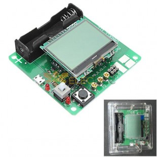 3.7V DIY Transistor Graphic Tester LCD Digital Multimeter Diode Inductor Capacitor ESR Meter + Shell