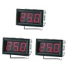 3 peças 0,56 polegadas mini lcd digital interno medidor de temperatura conveniente termômetro monitor com cabo de 1 m -50-120 ℃ dc 5-12 v