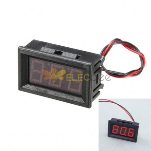 3 Adet 0.56 Inç Kırmızı AC70-500V Mini Dijital Voltmetre Voltaj Panel Metre AC Voltaj LED Ekran Metre