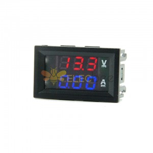 3 uds DC 7-110V 10A amperímetro de tres dígitos alto voltaje pantalla Digital voltaje y medidor de corriente voltímetro