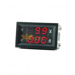 3Pcs DC 7-110V 10A Amperometro a tre cifre Display digitale ad alta tensione Voltmetro misuratore di tensione e corrente