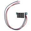 3Pcs DC0-200V0.36インチミニデジタル電圧計電圧計3線式デジタル電圧計車の電圧計