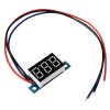 3pcs DC 0-200V 0,36 pouces Mini numérique Voltmètre testeur de tension 3 fils numérique Volt Indicateur voiture Voltmètre