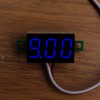 3pcs 0,36 polegadas DC0V-32V display digital de LED azul medidor de tensão voltímetro proteção de conexão reversa