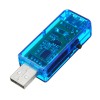 3 adet 12 in 1 Mavi USB Test Cihazı DC Dijital Voltmetre Ampermetre Metre Dedektörü Güç Bankası Şarj Göstergesi
