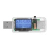 3 件 12 合 1 透明 USB 測試儀直流數字電壓表電流表檢測器移動電源充電器指示燈