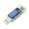 3pcs 12 in 1 Transparent USB Tester DC Digital Voltmeter Amperemeter Meter Detector Power Bank Charger Indicator