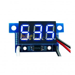 3pcs Blue Light Mini 0,36 Zoll DC Stromzähler DC0-999mA 4-30V Digitalanzeige