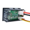 3pcs DC 200V 10A 0.28 Inch Mini Digital Voltmeter Ammeter 4 Bit 5 Wires Voltage Current Meter with LED Dual Display