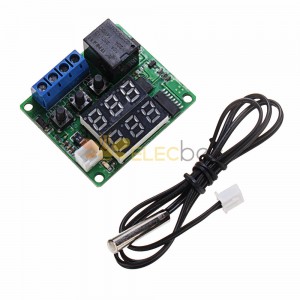 3pcs W1209S DC 12V Mini Thermostat Regulator -50 to 120℃ Digital Temperature Controller Module with Display