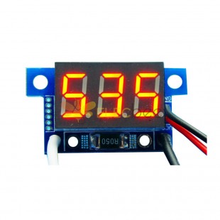 Mini medidor de corriente CC de 0,36 pulgadas, luz roja, 3 uds., pantalla Digital DC0-999mA 4-30V