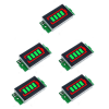5Pcs 1S-8S 單節3.7V鋰電池電量指示模塊4.2V電動車電池電量測試儀