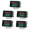 5 個 DC 4-28V 5/12V 0.28 インチ 0.28 インチ LED ディスプレイデュアル赤 + 緑デジタル温度センサー温度計