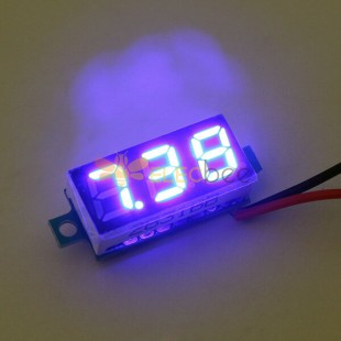 5Pcs Blue 0.28 Inch 3.2V-30V Mini Digital Volt Meter Voltage Tester Voltmeter