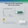 5Pcs ZB CC2531 USB Dongle 模塊裸板數據包協議分析儀 USB 接口 Dongle 支持 BASICZBR3 S31 Lite zb