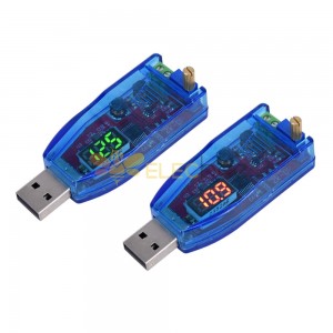 Display di tensione da 5V a 12V 24V Modulo USB Boost 1-24V Alimentatore da tavolo regolabile da 3W