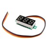 5 個 0.28 インチ 3 線式 0-100V デジタル赤表示 DC 電圧計調整可能な電圧計