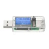 5pcs 12 em 1 Transparente USB Tester DC Digital Voltímetro Medidor Amperímetro Detector Power Bank Carregador Indicador