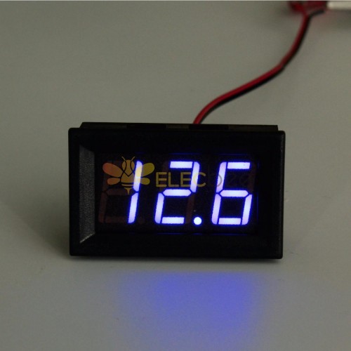 Mini LED Digitaluhr und Voltmeter