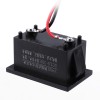 5個の赤DC2.5-30VLCDディスプレイデジタル電圧計防水防塵0.4インチLEDデジタルチューブ