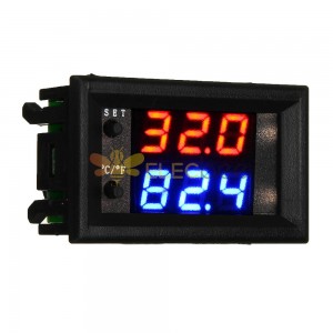 5 uds W2809 W1209WK DC12V termostato LED Digital módulo controlador de temperatura tablero de Sensor de temperatura inteligente