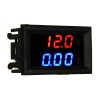 5pcs nMini Digital Voltmeter Ammeter DC 100V 10A Voltmeter Current Meter Tester Blue+Red Dual LED Display